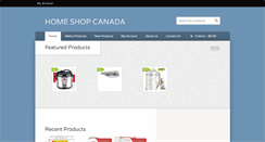 Desktop Screenshot of homeshopcanada.com